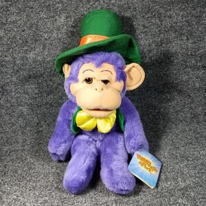 Wisharoo Park‎ Monkey B Plush 18 Inch Purple Stuffed Animal Bestever 1998 TAGS